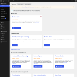 Page screenshot: Matomo Analytics &rarr; Marketplace