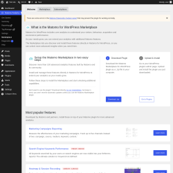 Page screenshot: Matomo Analytics &rarr; Marketplace