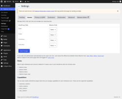 Page screenshot: Matomo Analytics &rarr; Settings &rarr; Access