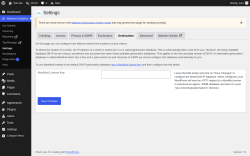 Page screenshot: Matomo Analytics &rarr; Settings &rarr; Geolocation