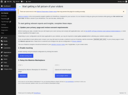 Page screenshot: Get Started &lsaquo; Test site &mdash; WordPress