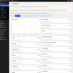 Page screenshot: Matomo Analytics &rarr; Summary