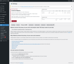 Page screenshot: Matomo Analytics → Settings → Privacy & GDPR