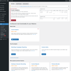 Page screenshot: Matomo Analytics &rarr; Marketplace