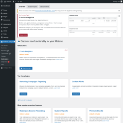 Page screenshot: Matomo Analytics &rarr; Marketplace