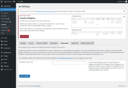 Page screenshot: Matomo Analytics &rarr; Settings &rarr; Geolocation