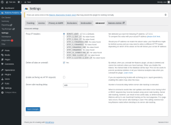 Page screenshot: Matomo Analytics &rarr; Settings &rarr; Advanced