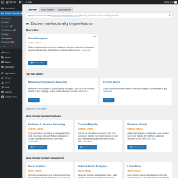 Page screenshot: Matomo Analytics &rarr; Marketplace
