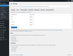 Page screenshot: Matomo Analytics &rarr; Settings &rarr; Access