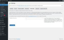 Page screenshot: Matomo Analytics &rarr; Settings &rarr; Geolocation