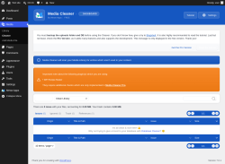 Page screenshot: Media &rarr; Cleaner