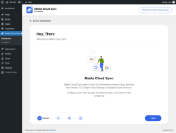 Page screenshot: Dashboard ‹ Test site — WordPress