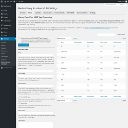 Page screenshot: Settings &rarr; Media Library Assistant &rarr; Views