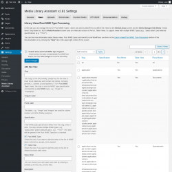 Page screenshot: Settings &rarr; Media Library Assistant &rarr; Views