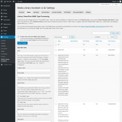 Page screenshot: Settings &rarr; Media Library Assistant &rarr; Views