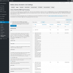 Page screenshot: Settings &rarr; Media Library Assistant &rarr; Views