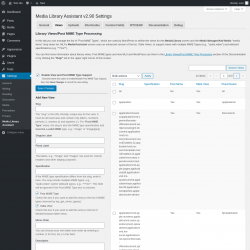 Page screenshot: Settings &rarr; Media Library Assistant &rarr; Views