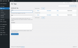 Page screenshot: Media &rarr; Att. Tag