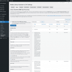 Page screenshot: Settings &rarr; Media Library Assistant &rarr; Views