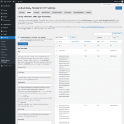 Page screenshot: Settings &rarr; Media Library Assistant &rarr; Views
