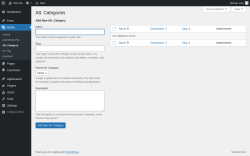Page screenshot: Media → Att. Category