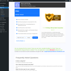 Page screenshot: Media &rarr;   Pricing