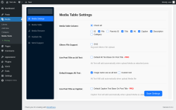 Page screenshot: Media &rarr; Media Tools