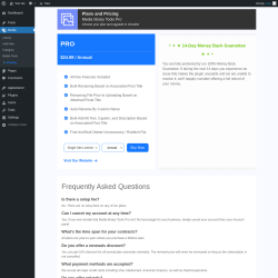 Page screenshot: Media &rarr;   Pricing
