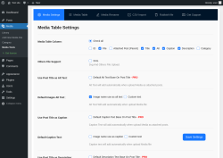 Page screenshot: Media &rarr; Media Tools