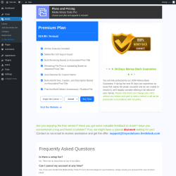 Page screenshot: Media &rarr;   Get license