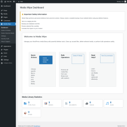Page screenshot: Media Wipe