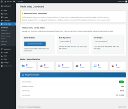 Page screenshot: Media Wipe