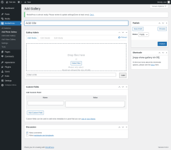 Page screenshot: MediaPress → Add Photo Gallery