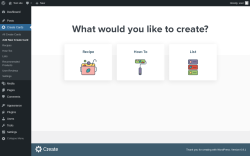 Page screenshot: Create Cards &rarr; Add New Create Card