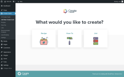 Page screenshot: Create Cards → Add New Create Card