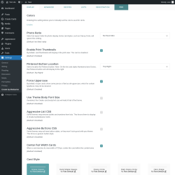 Page screenshot: Settings &rarr; Create by Mediavine