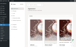 Page screenshot: Settings &rarr; Create