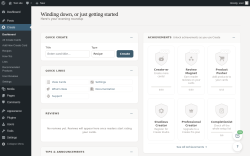 Page screenshot: Create &rarr; Dashboard