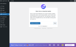 Page screenshot: MeetingHub ‹ Test site — WordPress