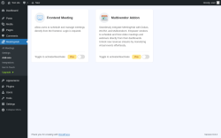 Page screenshot: MeetingHub → Add-ons