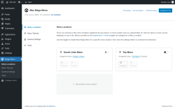 Page screenshot: Mega Menu