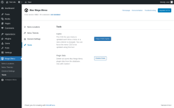 Page screenshot: Mega Menu &rarr; Tools
