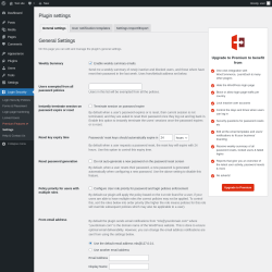 Page screenshot: Login Security → Settings
