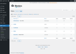 Page screenshot: Members