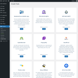 Page screenshot: Members &rarr; Growth Tools