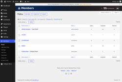 Page screenshot: Members
