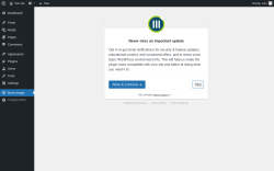 Page screenshot: Menu Image ‹ Test site — WordPress