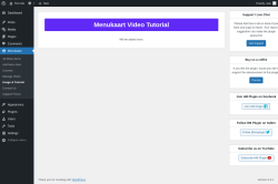 Page screenshot: Menukaart → Usage & Tutorial