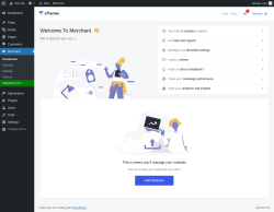 Page screenshot: Merchant
