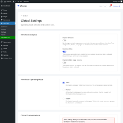 Page screenshot: Merchant &rarr; Settings